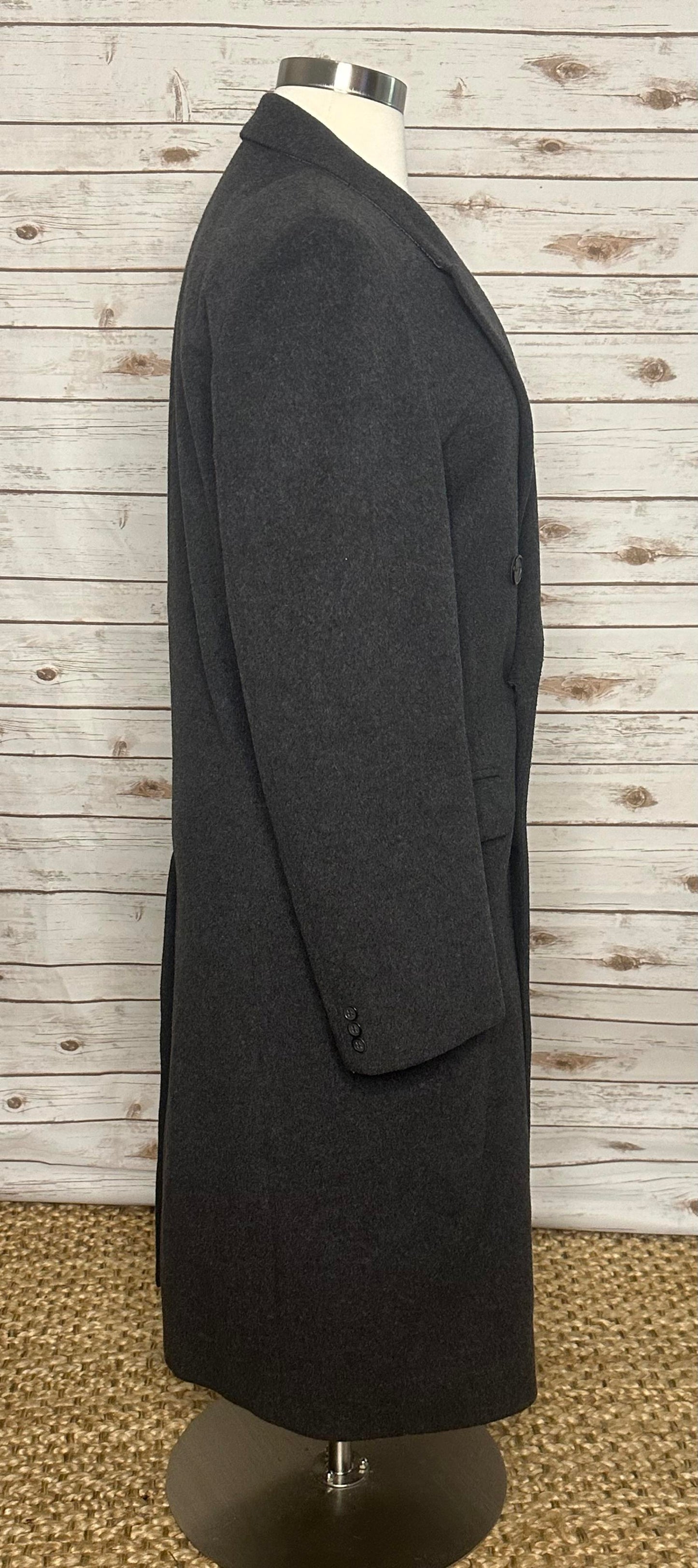 Vintage Pucci cashmere-wool double-breasted long coat 40L