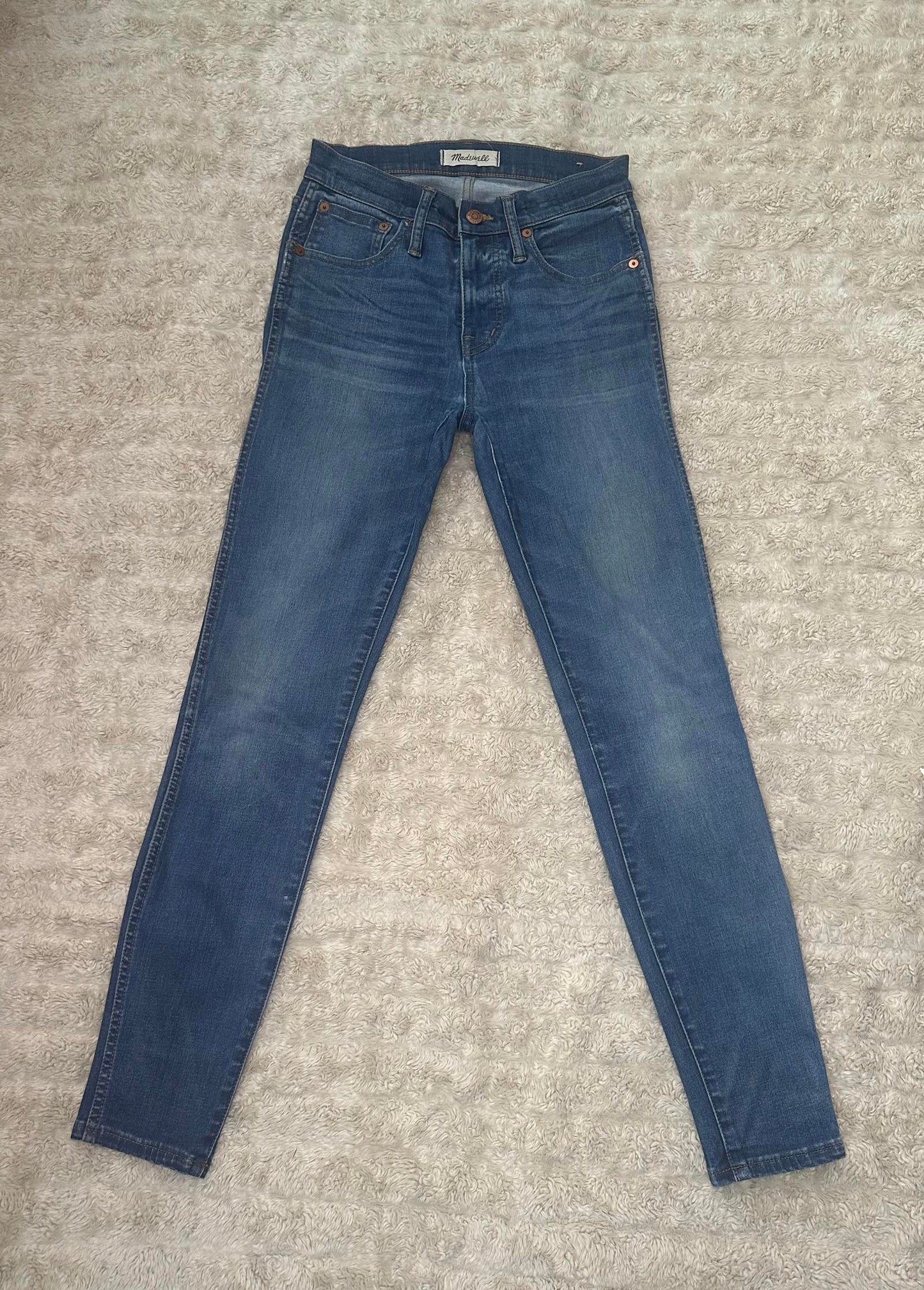 Madewell 9' High Rise Skinny jeans Size 26