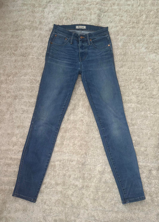 Madewell 9' High Rise Skinny jeans Size 26