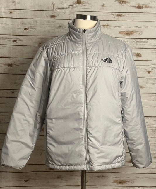 The North Face gorpcore light grey insulated puffer jacket Size XL