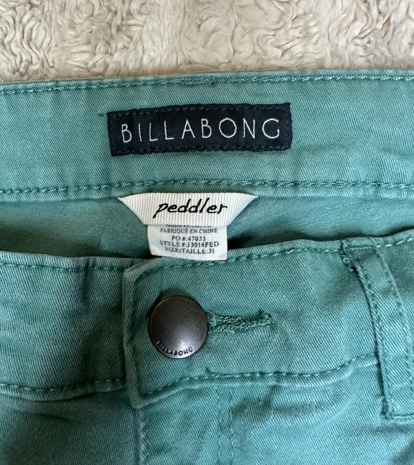 Billabong classic light green 'Peddler' jeans Size 31