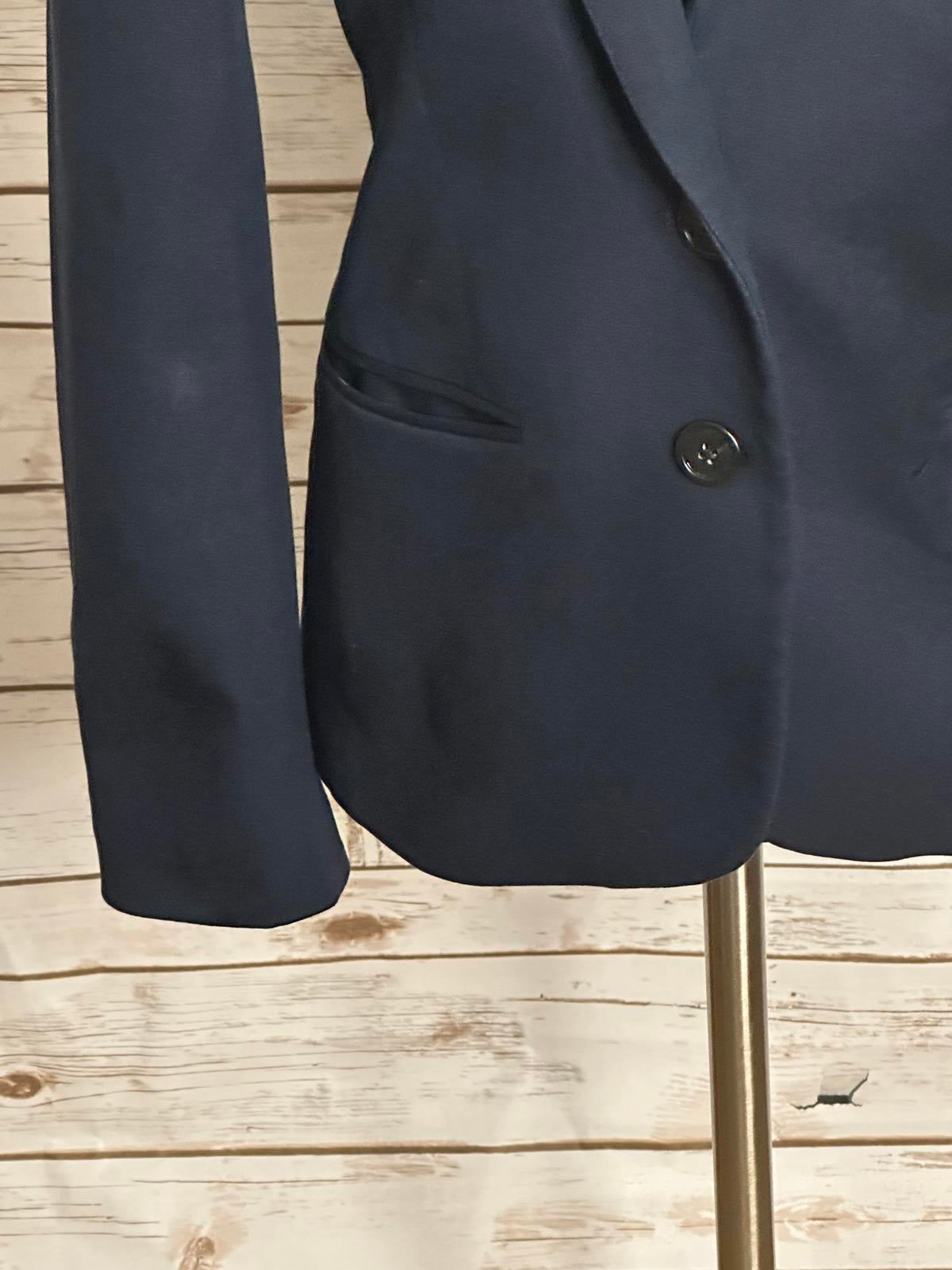 J.Crew classic navy blue cotton single-breasted Thompson blazer Size 2