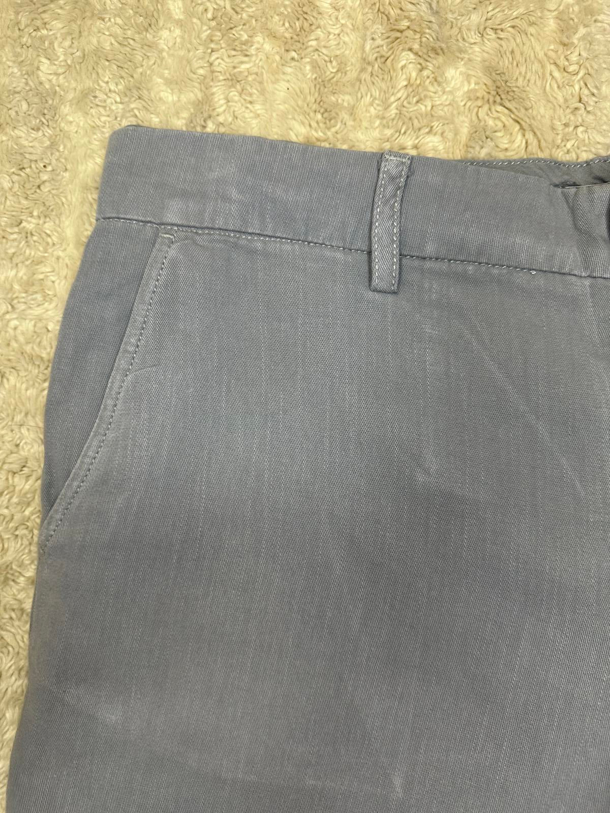 Vince slate grey classic cotton-linen blend casual chino shorts Size 32
