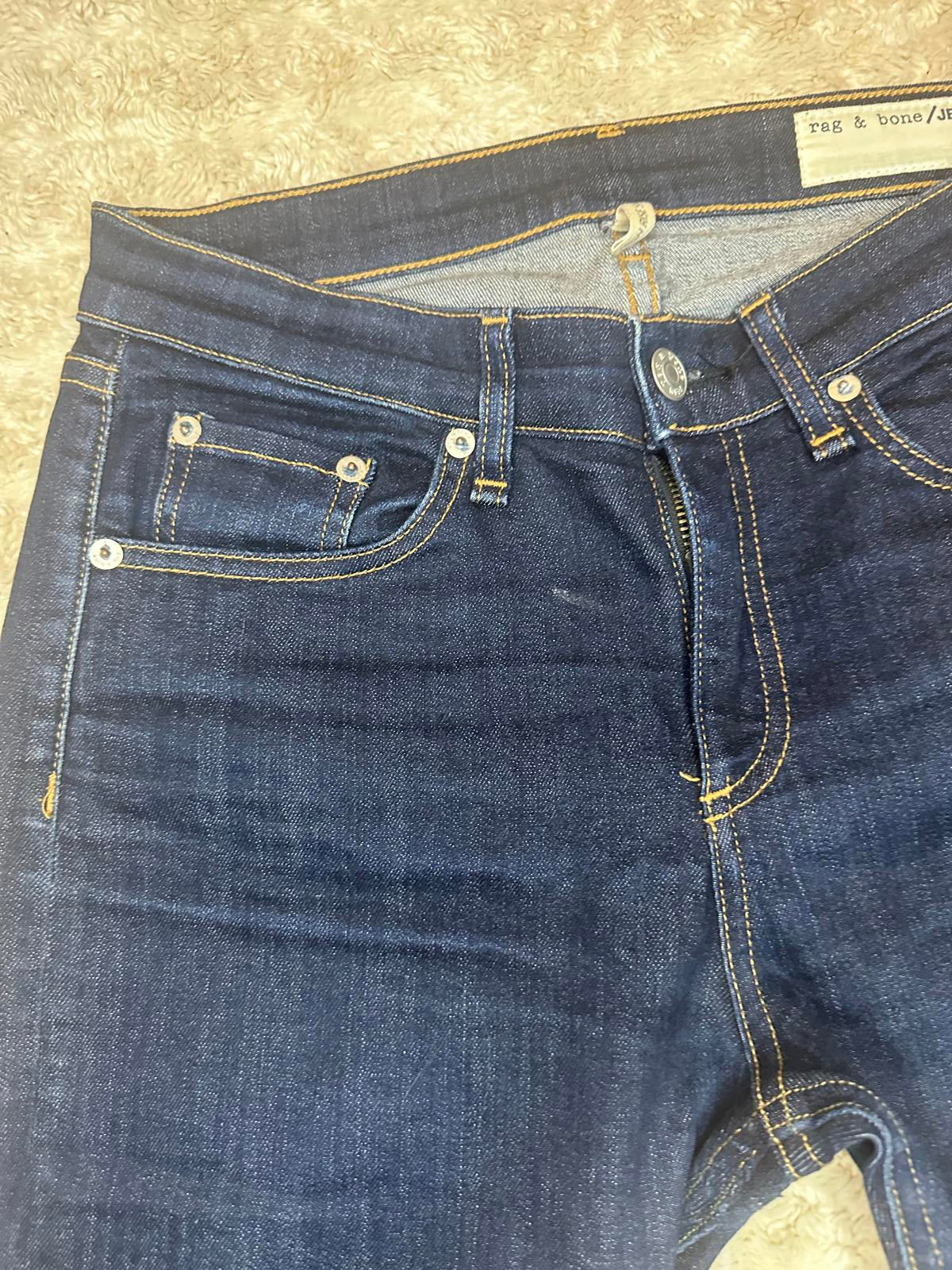 rag & bone dark wash High Rise Skinny denim jeans Size 28