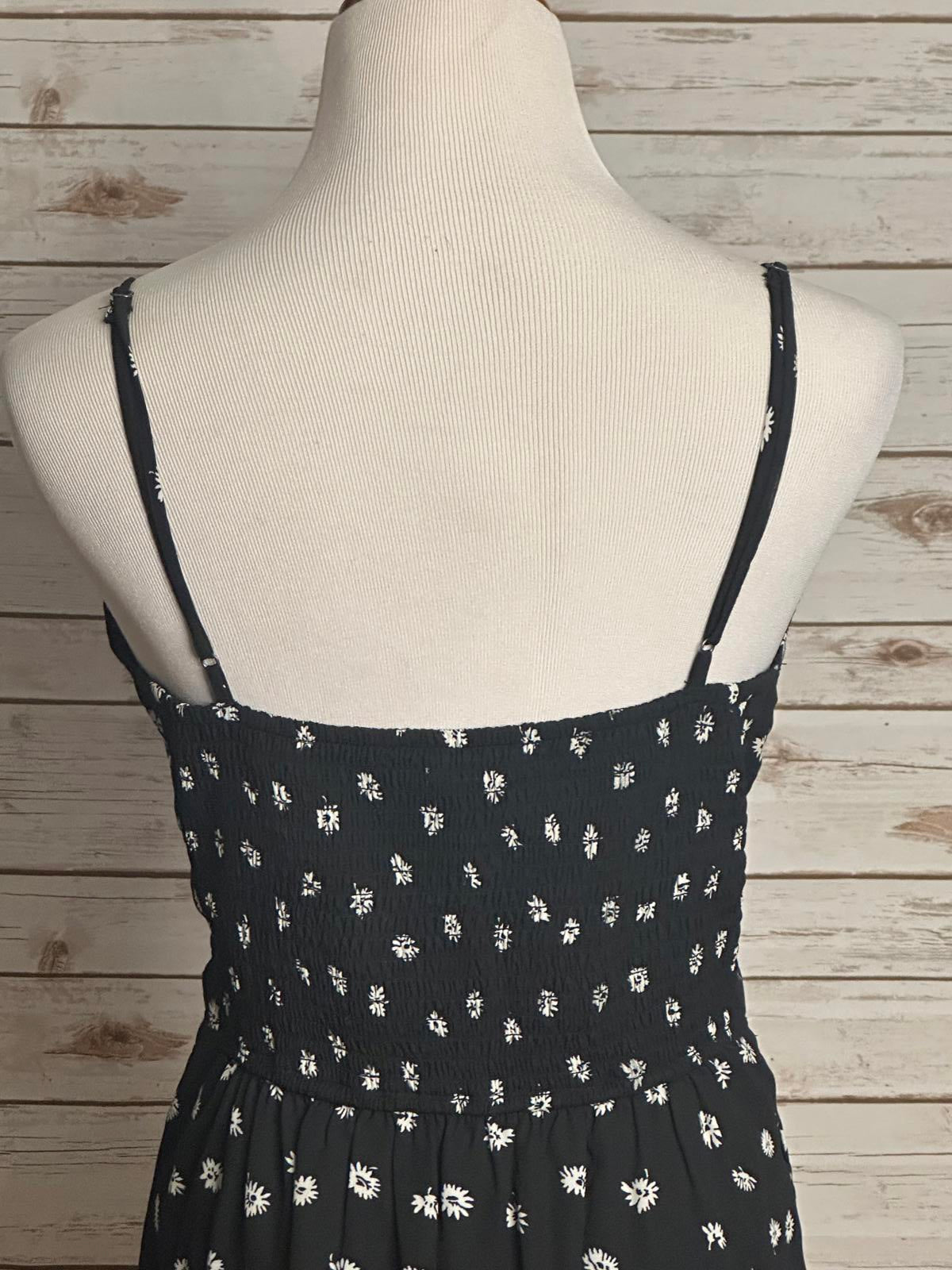 Abercrombie & Fitch Y2K floral spaghetti strap empire waist mini dress Size L