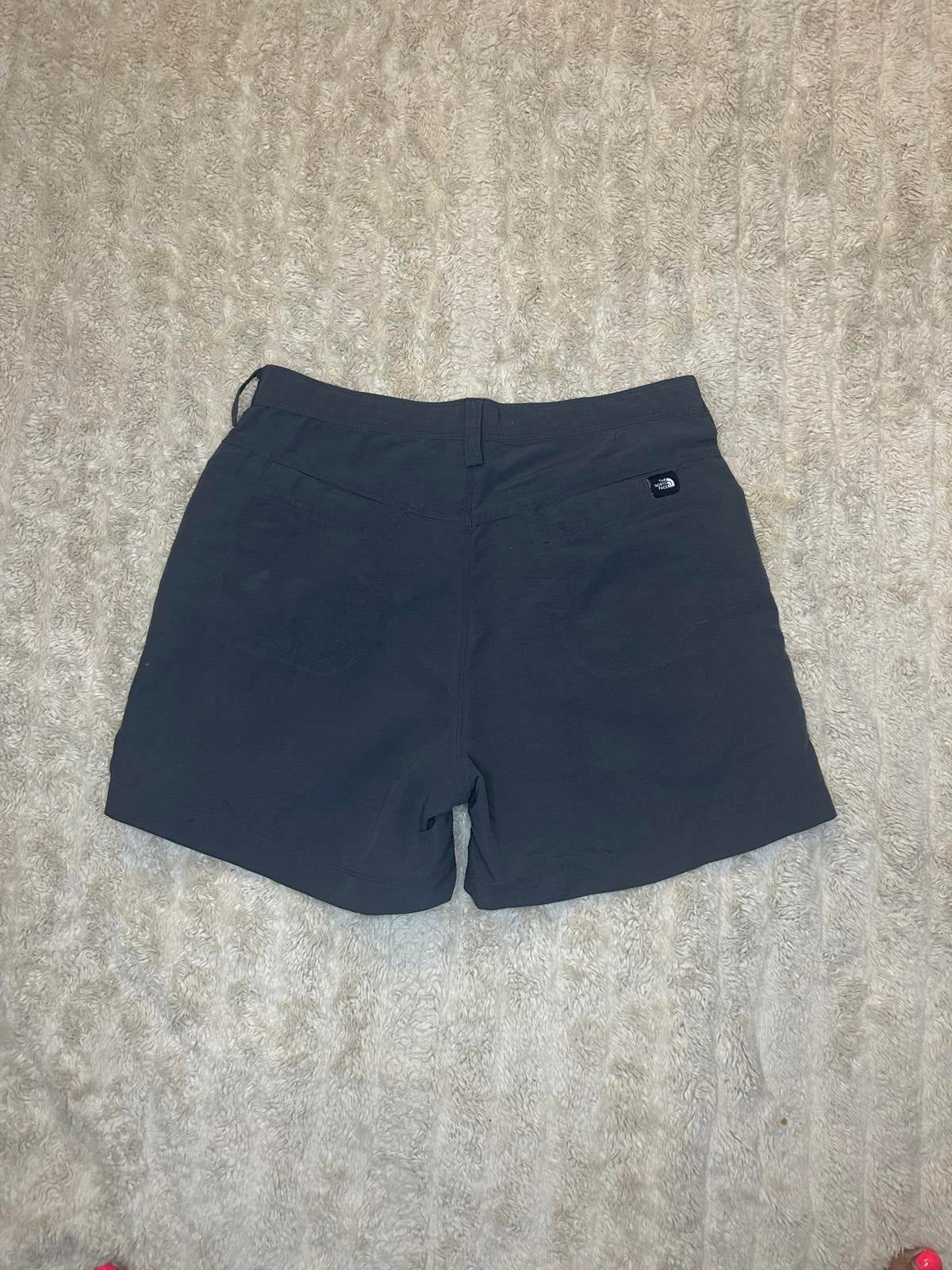 The North Face grey gorpcore nylon utility shorts Size 6
