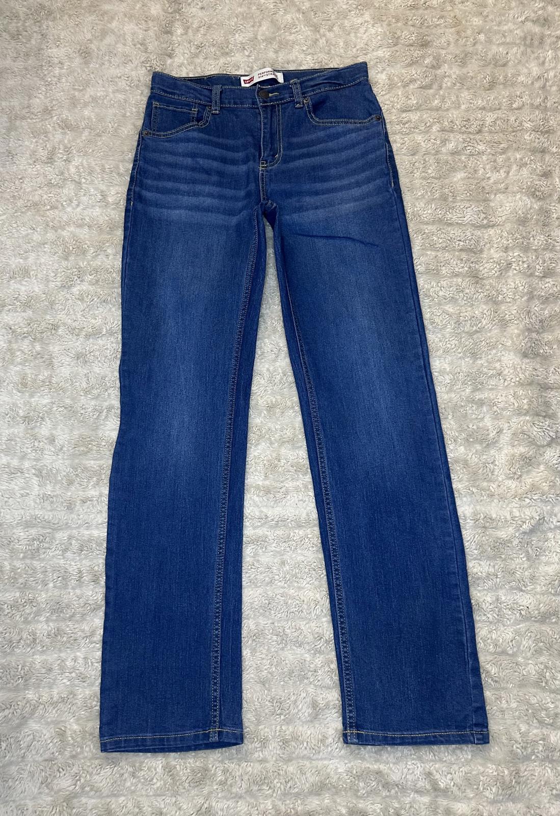 Levi's 514 Performance Straight medium wash denim jeans Size 16 Reg (28x30)