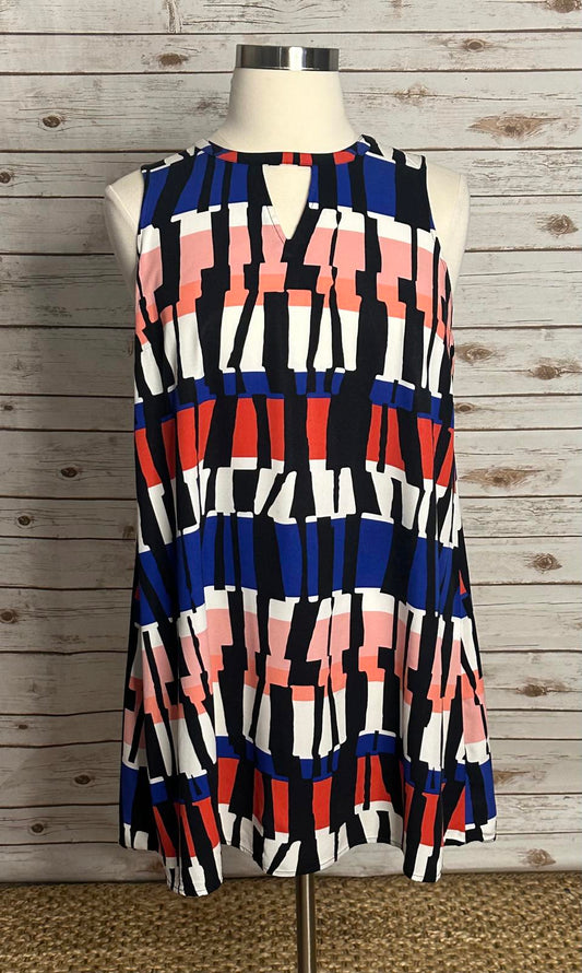 BB Dakota casual multicolored Pauline sleeveless shift dress Size 1X