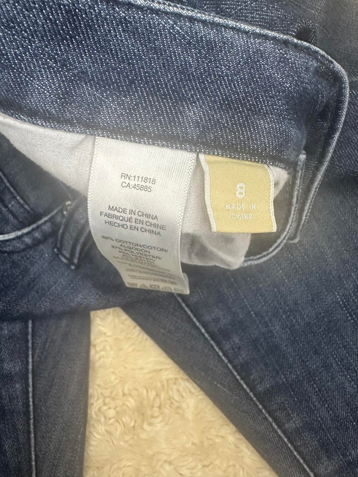 Michael Kors classic medium wash bootcut jeans Size 8