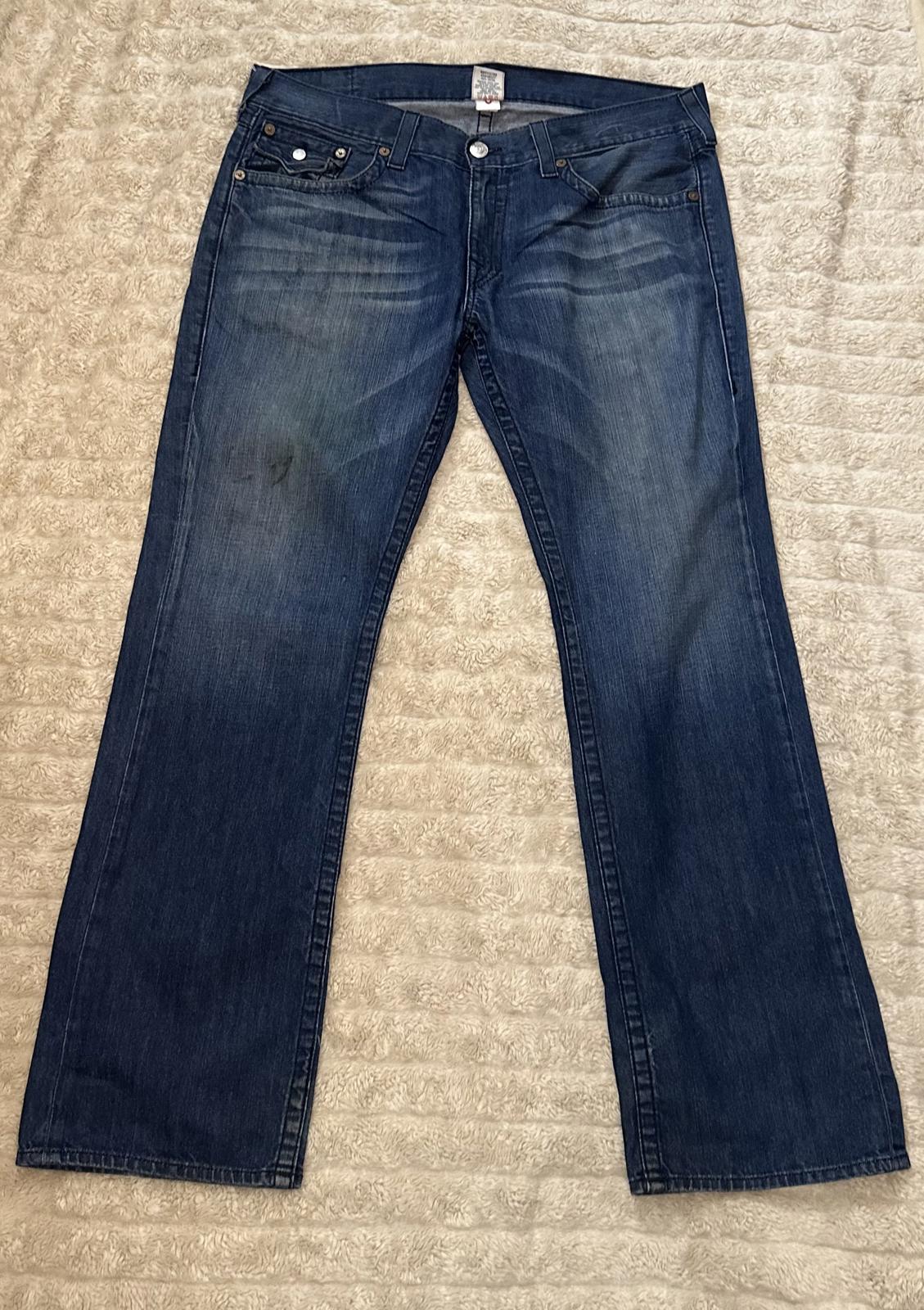 True Religion Y2K Black Cornell straight jeans Size 38