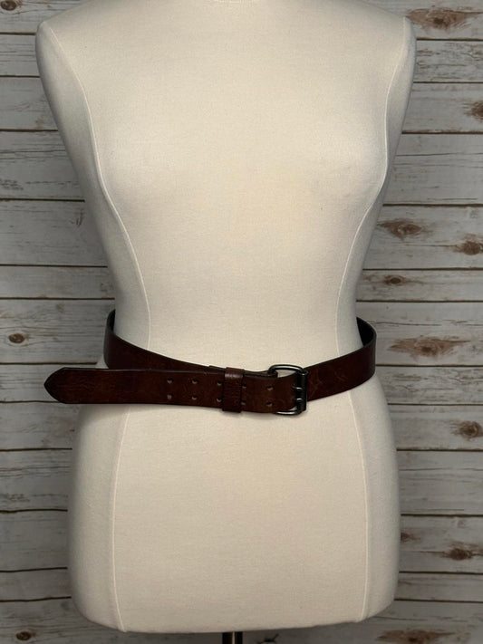 LL Bean Signature brown genuine leather belt Size 38/Large